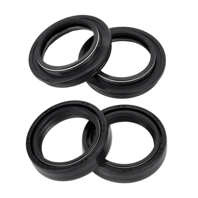 37x50x11 37 * 50 Motorrad Vorne Schock Gabel Dämpfer Öl Dichtung 37 50 Staub Abdeckung Lip for 230F TRAIL ID 2008-2017 NX250 NX 250(2pcs seal 2pcs cover) von YTNBGRF