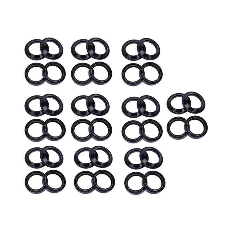 38x50x11 38 * 50 Front Shock Gabel Dämpfer Öl Dichtung und 38 50 Staub Abdeckung Lip for 125 1980 for ICH 501 1985(20pc seal 20pc cover) von YTNBGRF