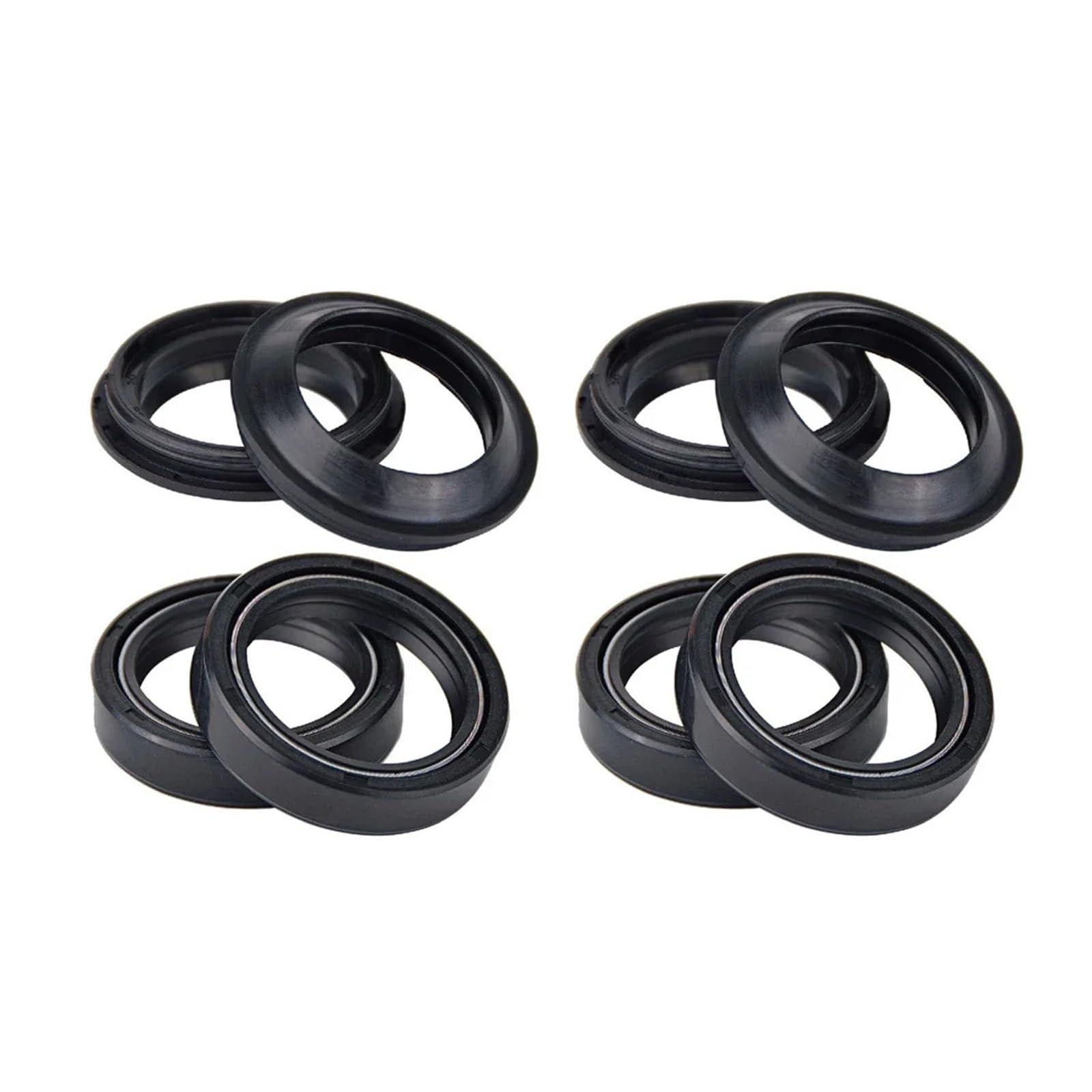 38x50x11 38 * 50 Öl Dichtung Staub Dichtung Lip for KZ1100 ZX600 ZX750 ZX900 Ninja600R Ninja750R Ninja900R KZ1000(4pcs seal 4pcs cover) von YTNBGRF