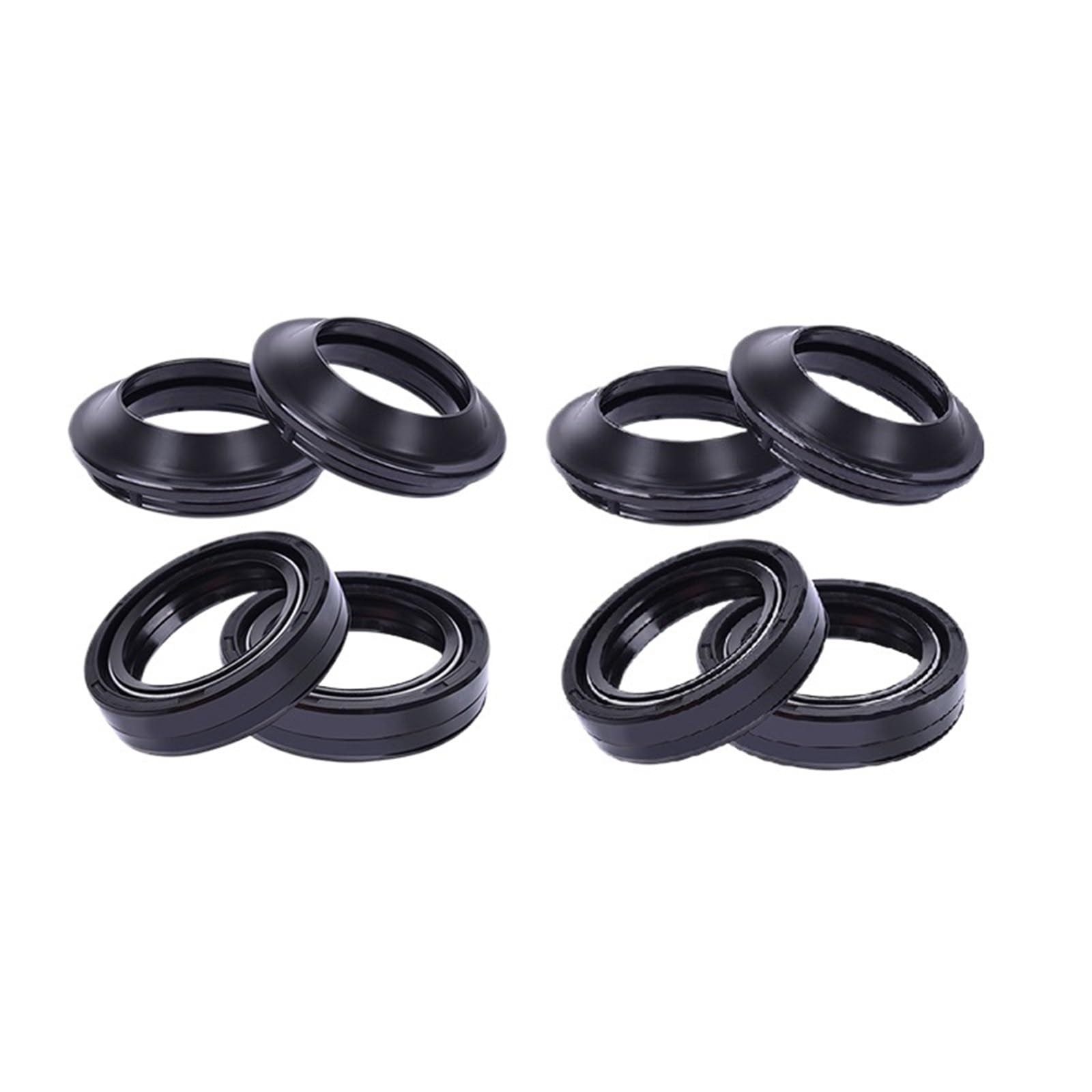 39x52x11 Vorderradgabel Dämpfer Öldichtung 39 52 Staubschutz for Sportster 39mm Gabeln 1200 1340(4pcs seal 4pcs cover) von YTNBGRF