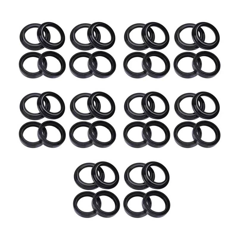 41x53x8 41 * 53 * 8 Motorrad Vorne Stoßdämpfer Gabel Dämpfer Öl Dichtung 41 53 Staub Abdeckung Lip for 400 3 2008-2010(20pc seal 20pc cover) von YTNBGRF