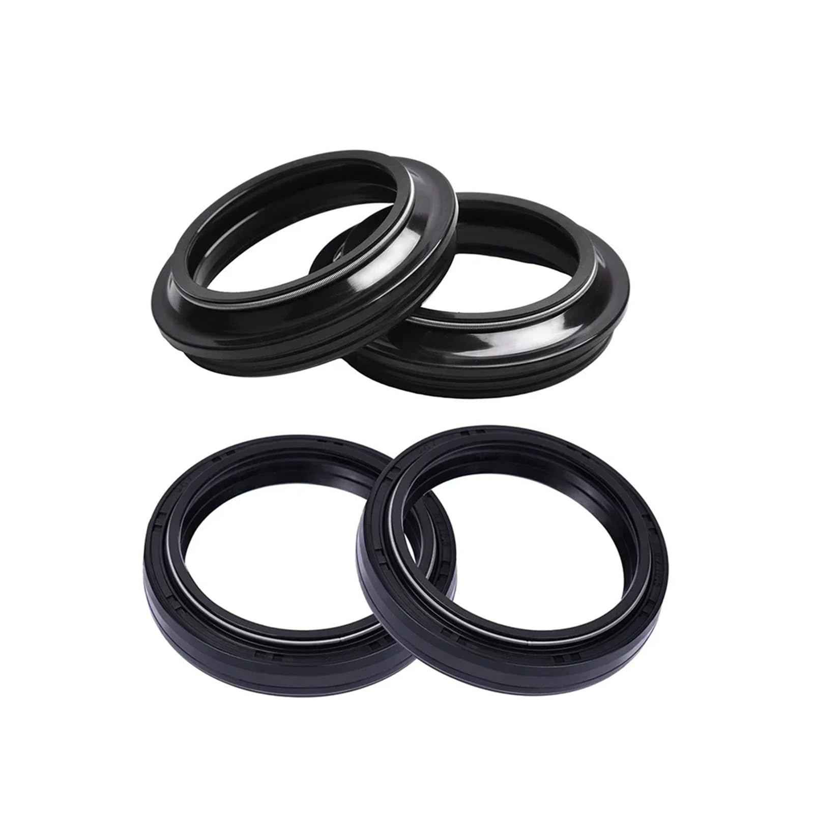 41x53x8 41 * 53 Front Shock Gabel Dämpfer Öl Dichtung 41 53 Staub Abdeckung for DR650 DR650R RS-L-UL DR 650 DR650S DR650SE(2pcs seal 2pcs cover) von YTNBGRF