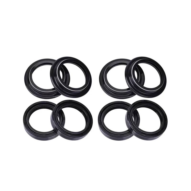 41x53x8 41 * 53 Front Shock Gabel Dämpfer Öl Dichtung 41 53 Staub Abdeckung for DR650 DR650R RS-L-UL DR 650 DR650S DR650SE(4pcs seal 4pcs cover) von YTNBGRF