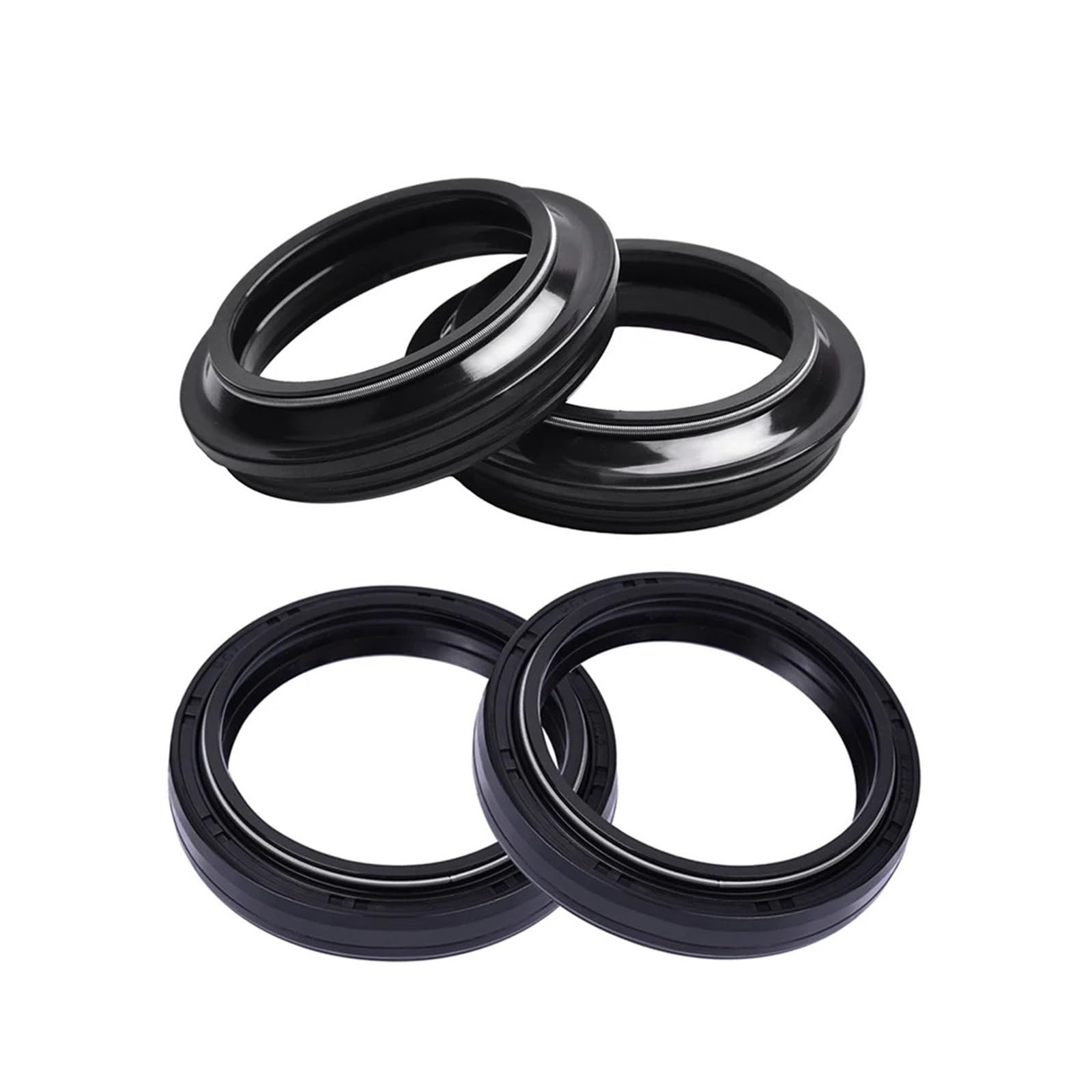 41x53x8 41 53 8 Motorrad Gabel Dämpfer Öl Dichtung & 41x53 Staub Abdeckung Lip for GSF650N GSF650S GSF 650 GSX-R1100(2pc seal 2pc cover) von YTNBGRF