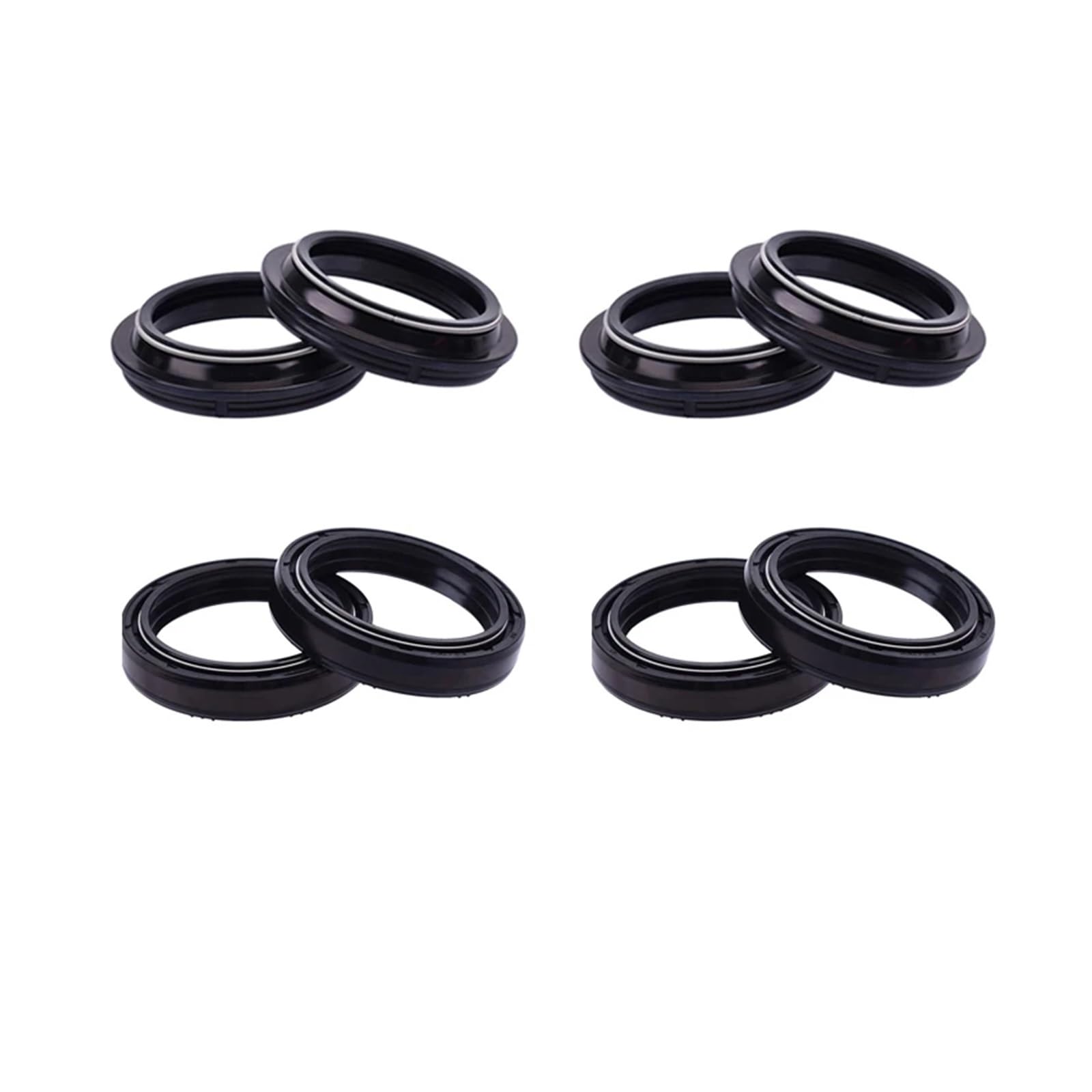 41x54x11 Motorrad Gabel Dämpfer Öl Dichtung 41 54 Staub Abdeckung for sohn FXDB 1690 1745 1800 Dyna Switchcack 10-2017(4pcs seal 4pcs cover) von YTNBGRF