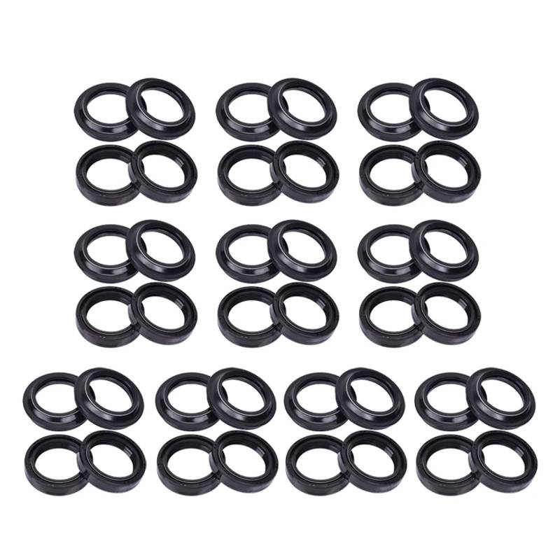 45x57x11 45 57 11 Gabel Stoßdämpfer Öldichtung Staubdichtung for FMX650 CBR600RR CBR900RR CR125R 150R CRF1000L(20pcs Oil 20pcs Dust) von YTNBGRF