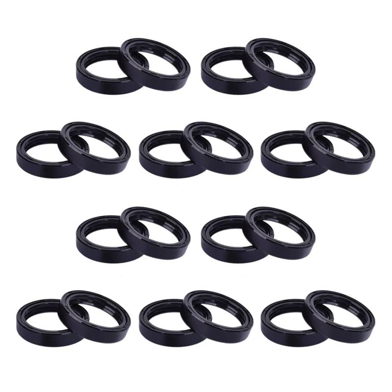 45x57x11 45 57 11 Gabel Stoßdämpfer Öldichtung Staubdichtung for FMX650 CBR600RR CBR900RR CR125R 150R CRF1000L(20pcs Oil seal) von YTNBGRF