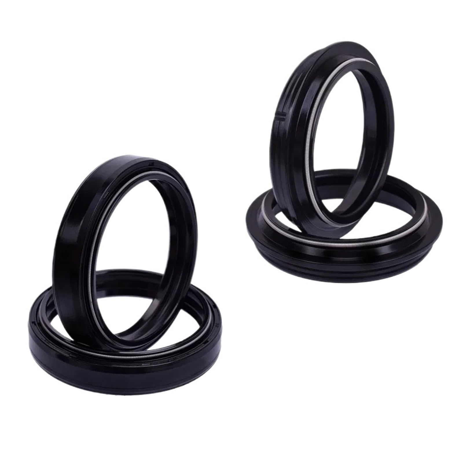 46x58x11 Motorrad Öl Dichtung 46 58 Staub Öl for YZ125 WR250Z YZ250 WR400F YZ400F WR426F YZ426F WR450F YZ450F TT600 XV1900(2pcs oil 2 pcs dust) von YTNBGRF