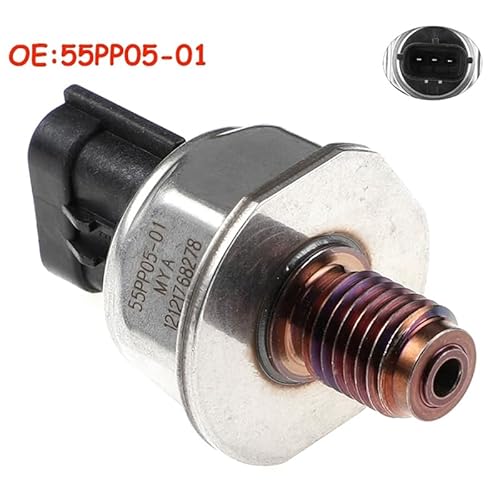 55PP05-01 55PP0501 Fuel Rail Hight Pressure Sensor/Fit For Ford Mitsubishi L200 Pajero Montero 2.5 Di-D Kraftstoffeinspritzschienen-Drucksensor von YTRAVHI