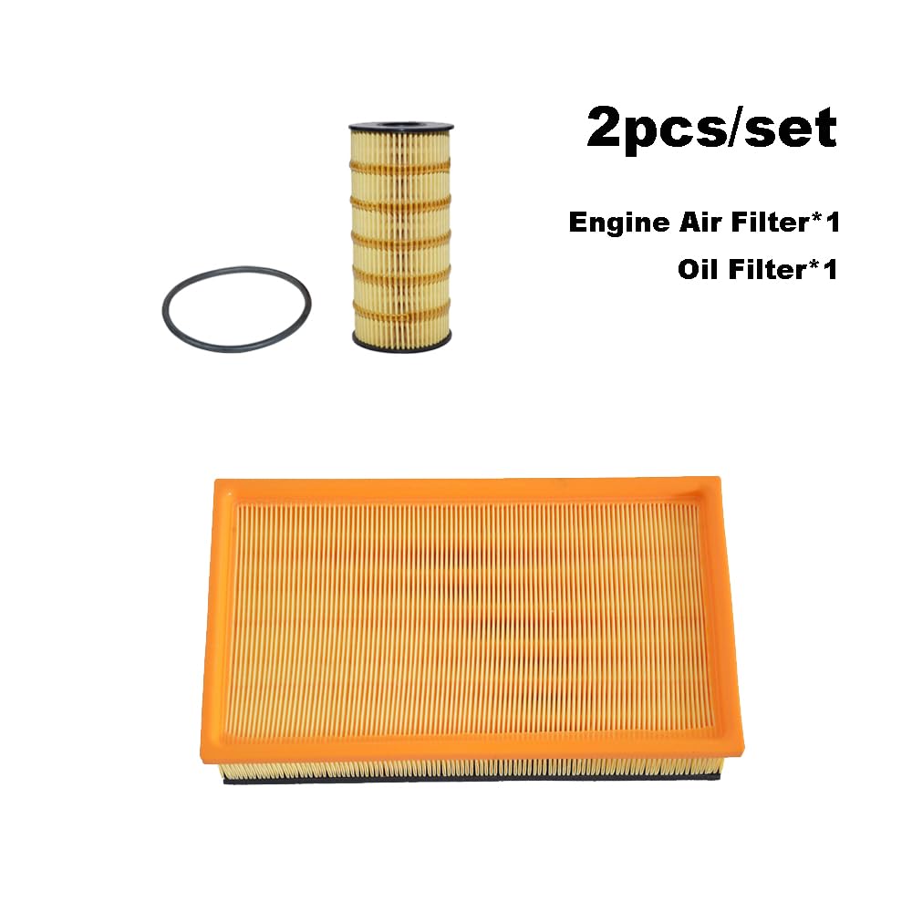 Autofiltersatz/Passend for DF Dongfeng Yufeng V9 2.3TDI-Diesel 2021 2022 M9T601 Motorluftfilter-Kits Zubehör Auto-Luftfilter(2pcs (Oil and Air)) von YTRAVHI