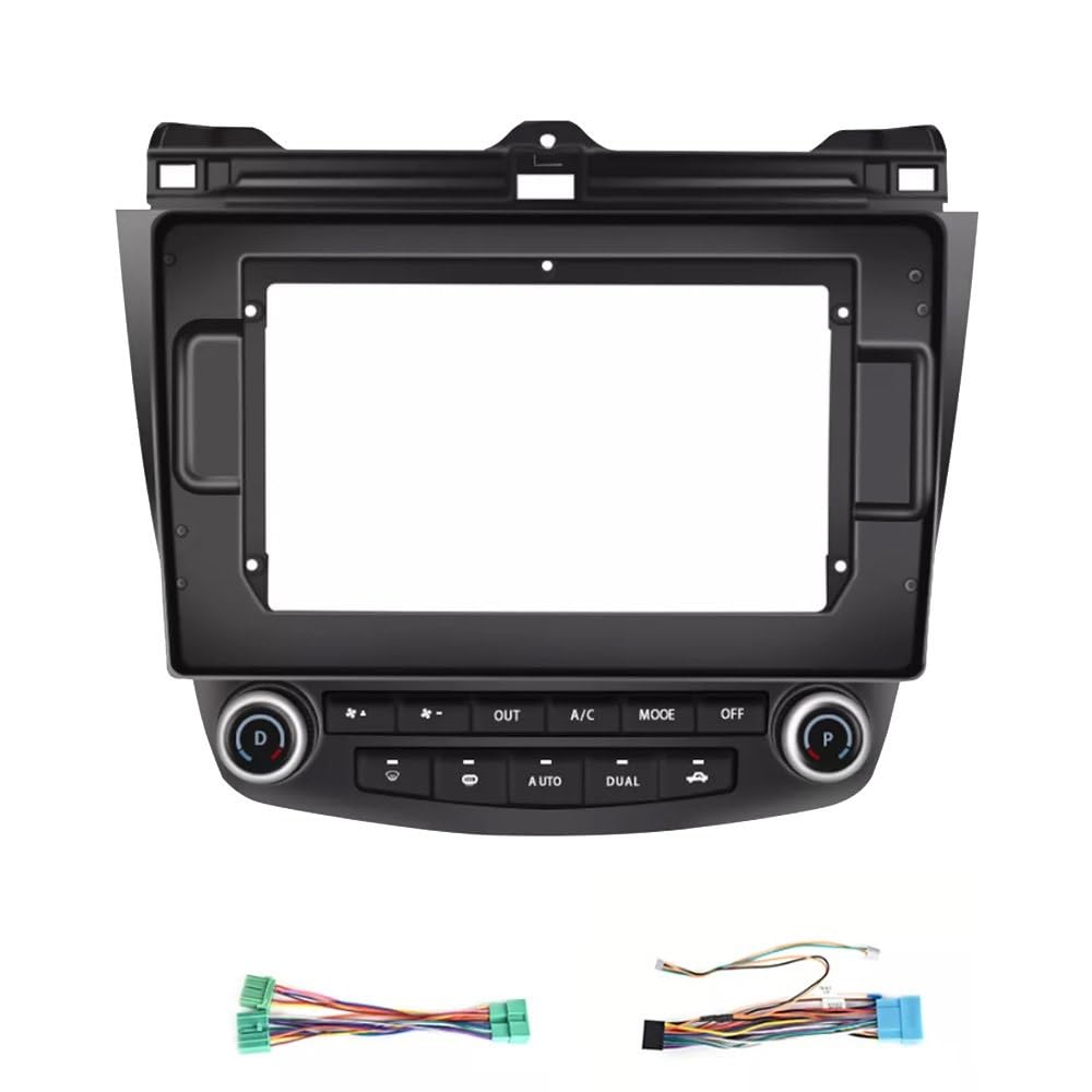 Autoradio Radioblende Doppel 10,1 Zoll Autoblende mit Klimaanlagenplatine und Canbus-Box/Passend for Accord 7. 2003-2007 Blenden Panel Dash Auto-DVD-Rahmen Autoradio Radioblende Doppel(NO DUAL) von YTRAVHI