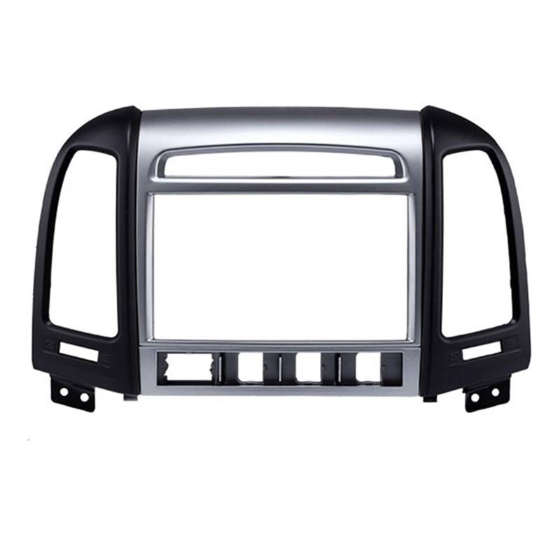 Autoradio Radioblende Doppel 2-Din-Autoradio-Blendenrahmen/Fit for 2007 Hyundai Santafe High-End-DVD-Stereo-Panel Audio-Abdeckungsplatte Armaturenbrett-Verkleidungssatz Autoradio Radioblende Doppel(LO von YTRAVHI