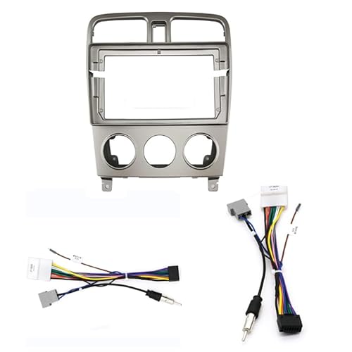 Autoradio Radioblende Doppel 2 Din Autoradio-Einbaurahmen for Subaru Forester SG XV 2002-2008, Stereo-Audio-Player, DVD-Panel, Armaturenbrett-Kit, Rahmen, Blende, Faceplat Autoradio Radioblende Doppel von YTRAVHI