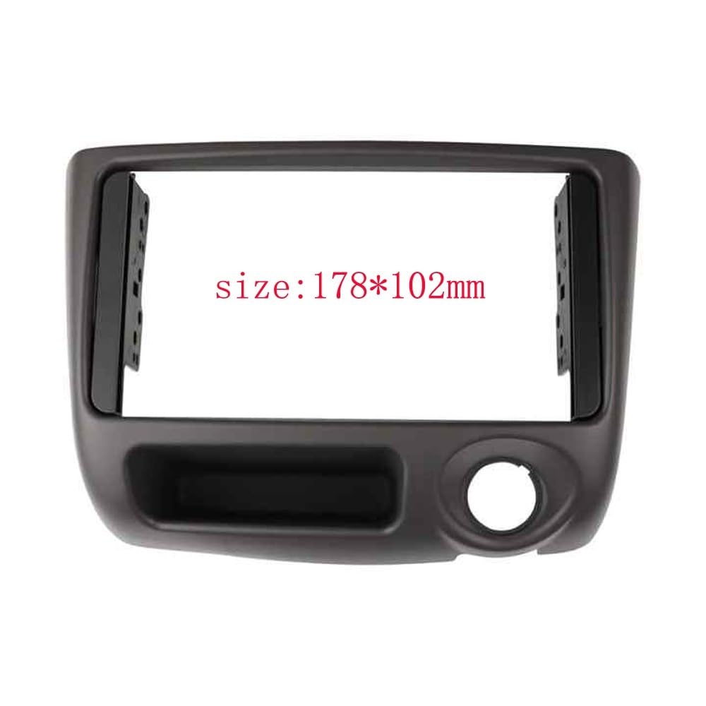 Autoradio Radioblende Doppel 2Din 7 Zoll Autoradio-Blende/Fit for Toyota Vitz Yaris Echo 1999-2005 Rahmen Dash Radio CD DVD Panel Mount Kit Rahmenblende Autoradio Radioblende Doppel(178-102MM) von YTRAVHI