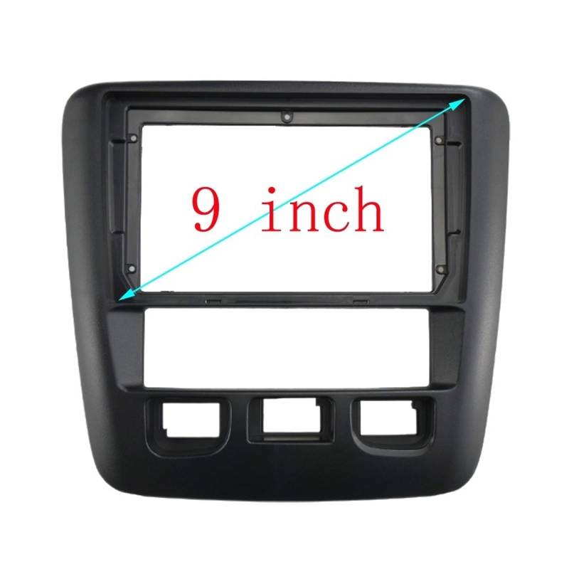 Autoradio Radioblende Doppel 9-Zoll-Autoradio-Blende/Passend for Nissan Prairie Liberty 1998-2004 DVD-Player-Einbaublende Head Unit Panel Audiorahmenblende Autoradio Radioblende Doppel von YTRAVHI