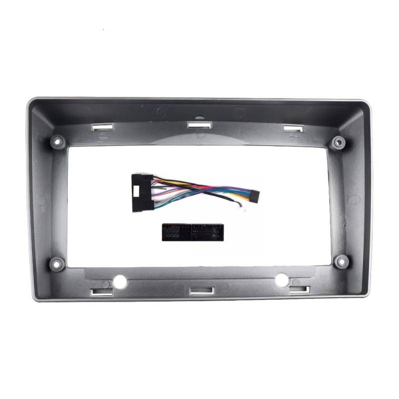 Autoradio Radioblende Doppel Auto 9 Zoll Audio-Frontplatte Facia-Rahmen/Passend for Hyundai H1/Starex/i800 2Din Big Screen Radio Stereo-Panel Dash Mount Frame Kit Autoradio Radioblende Doppel(Frame von YTRAVHI