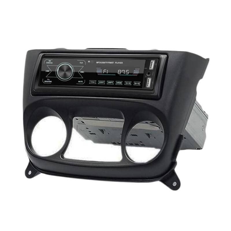 Autoradio Radioblende Doppel Einzel-Din-Autoradio-Blendenrahmen, Stereo-CD-DVD-Player-Panel-Blendenadapter, Blendenabdeckung/passend for Nissan Almera Sentra N16 2000–2006 Autoradio Radioblende Doppel von YTRAVHI