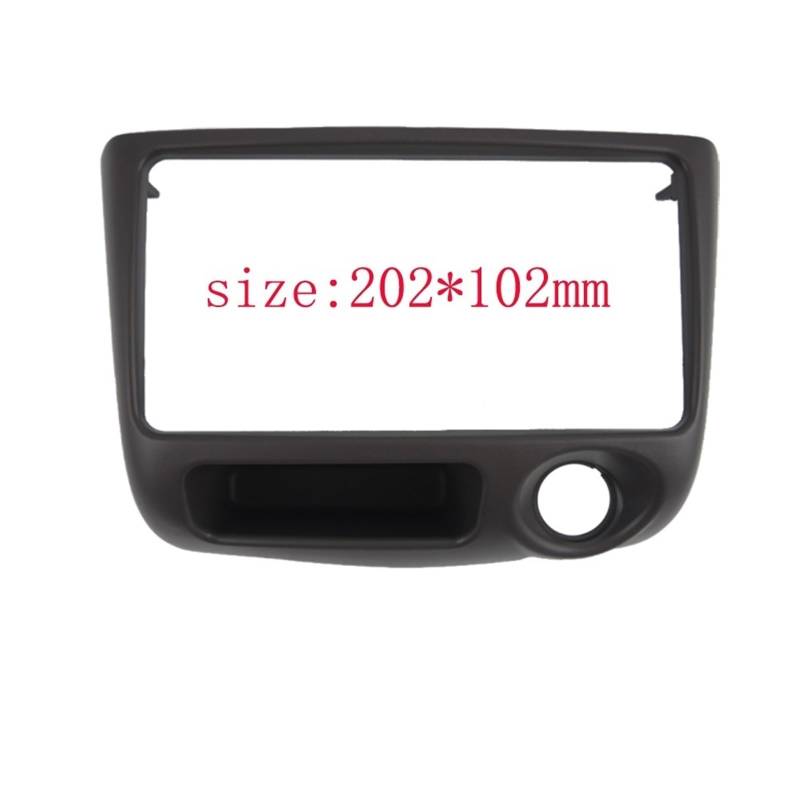 Autoradio Radioblende Doppel WQLSK 2Din 7 Zoll Autoradio-Blende/Passend for Toyota Vitz Yaris Echo 1999-2005 Rahmen Armaturenbrett Radio CD DVD Panel Mount Kit Rahmenblende Autoradio Radioblende Dop von YTRAVHI