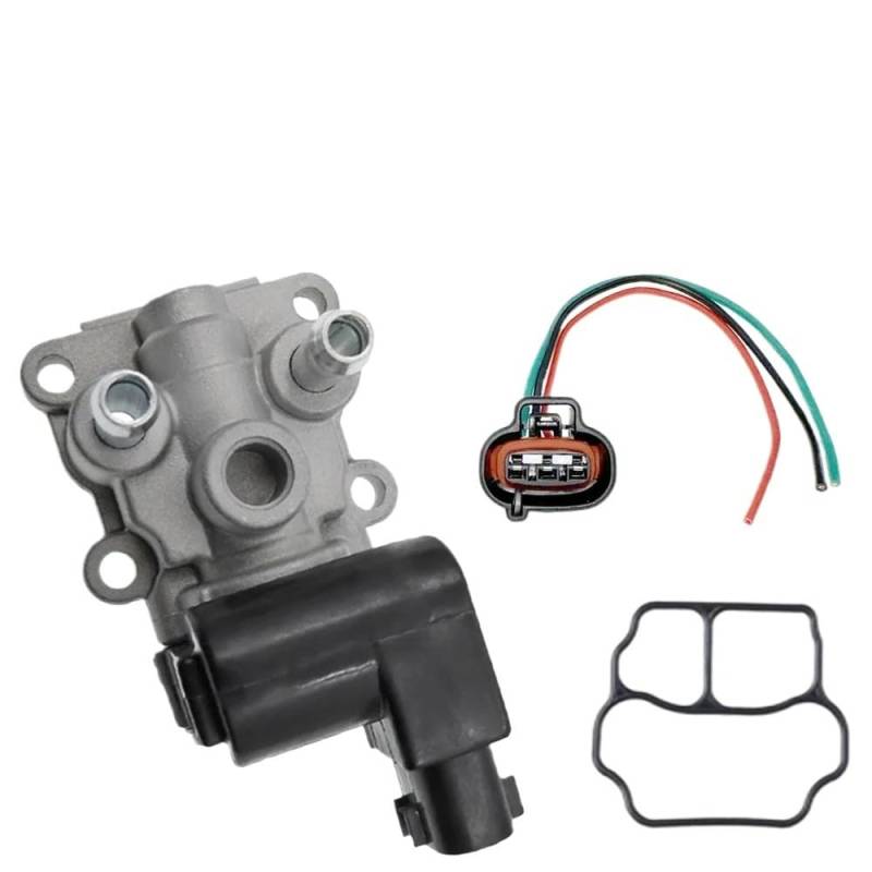 Leerlaufluft Regelventil Satz Leerlaufluftregelung IAC-Ventil und Stecker 22270-97401 2227011020 2227097401 2227016110 / Passend for Toyota Terios Suzuki Esteem 1.5L1999-(X1 Valve and Plug) von YTRAVHI