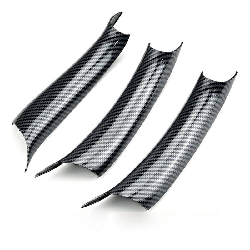 Türgriff innen, Auto Ersatz Türgriff Innen Rechts 3 Teile/satz auto Innen Tür Pull Griff Abdeckung/Fit for BMW X5 F15 2014-2018 / X6 F16 2015-2018(Carbon Fiber Pattern) von YTRAVHI