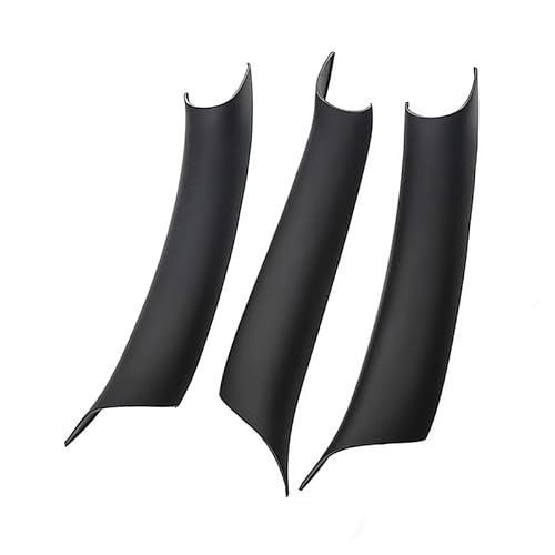 Türgriff innen, Auto Ersatz Türgriff Innen Rechts 3-teiliges Set, Zierabdeckung for den Innentürgriff, passend for BMW X5 F15 2014–2018, X6 F16 2015–2017 2018, Karbonfaser-Look, mattschwarz(LHD Matte von YTRAVHI