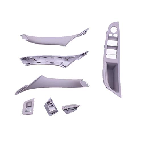 Türgriff innen, Auto Ersatz Türgriff Innen Rechts 7 Teile/los LHD RHD/Fit for Bmw 5 Serie F10 F18 525 530 535 540 2010-2017 Auto Innen Tür Griff Panel Pull Trim Cover Kit(Right Gary 7Pc) von YTRAVHI