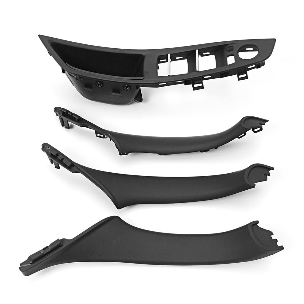 Türgriff innen, Auto Ersatz Türgriff Innen Rechts Auto-Innenfensterschalter, Türverkleidung, Griff, Armlehne, Zugabdeckung, Verkleidungssatz/Passend for BMW 520 523 525 530 535, for Linkslenker(Blac von YTRAVHI