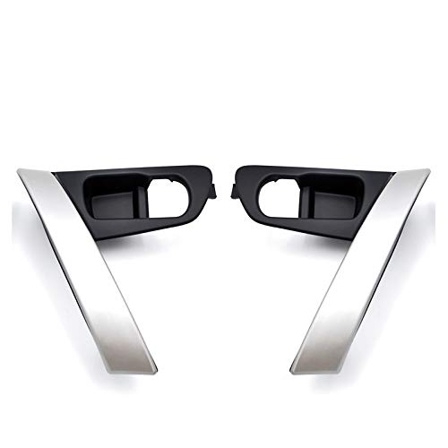 Türgriff innen, Auto Ersatz Türgriff Innen Rechts Auto-Innentürgriffe, Innenteile, silberfarben/passend for Nissan Qashqai J10 2007–2015, Zubehör(Handle shell 2pcs) von YTRAVHI