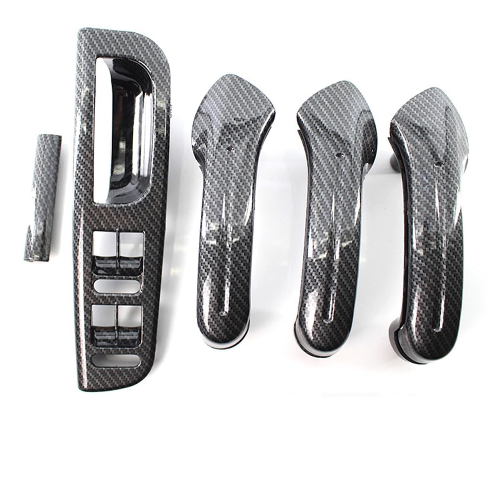 Türgriff innen, Auto Ersatz Türgriff Innen Rechts Carbon Fiber Farbe Innen Tür Griff Armlehne/Fit for VW Jetta Golf MK4 1998 1999 2000-2005 von YTRAVHI