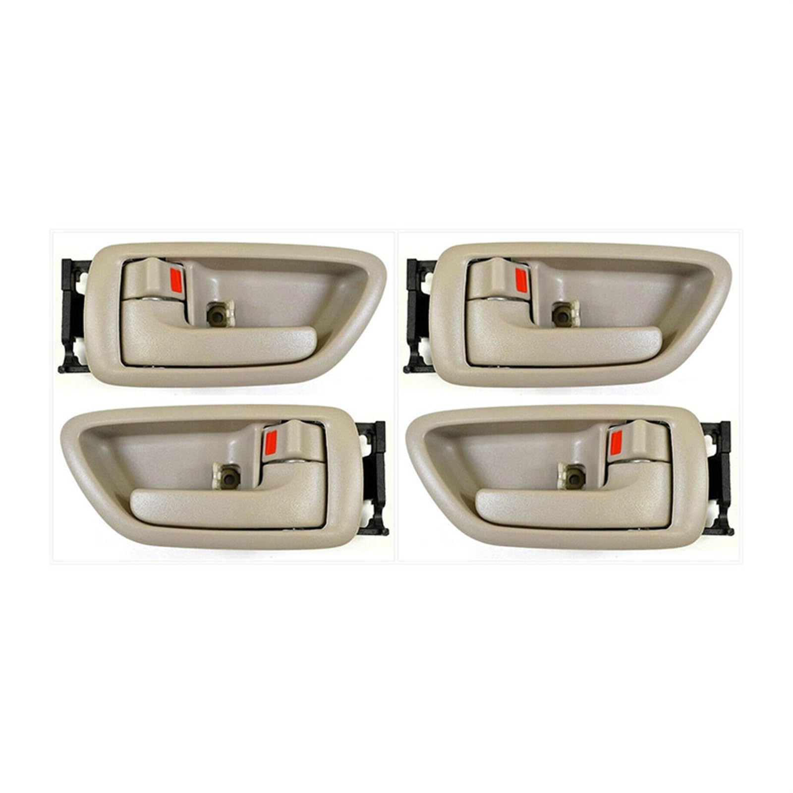 Türgriff innen, Auto Ersatz Türgriff Innen Rechts Innen Türgriff Links Rechts Beige Farbe/Fit for Toyota Sequoia Tundra Avalon 69205-0C030-E1, 69206-0C030-E1(4 PCS) von YTRAVHI