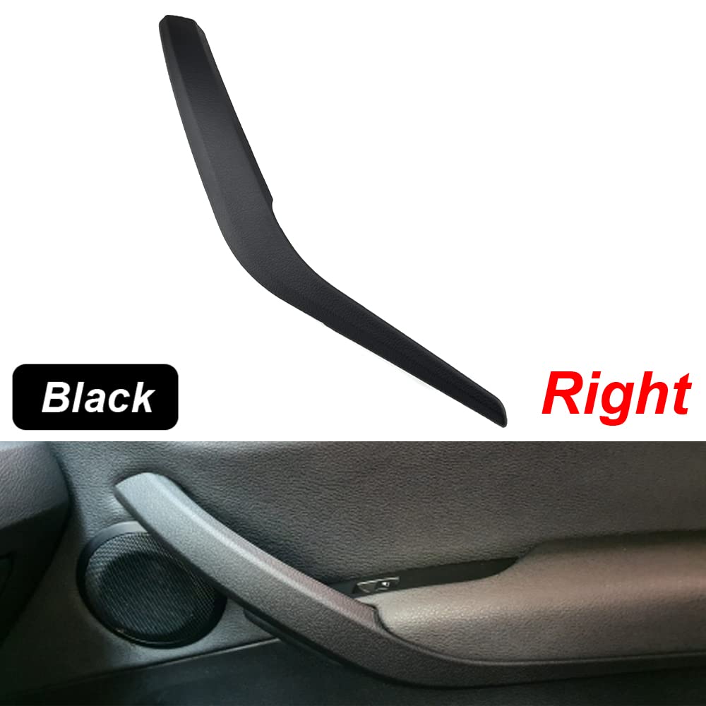 Türgriff innen, Auto Ersatz Türgriff Innen Rechts Links- und rechtsseitige Auto-Innentürgriff-Zugverkleidungsabdeckung Auto-Innentürgriffabdeckungen/Passend for BMW X1 E84 2010-2016(Black-Right) von YTRAVHI