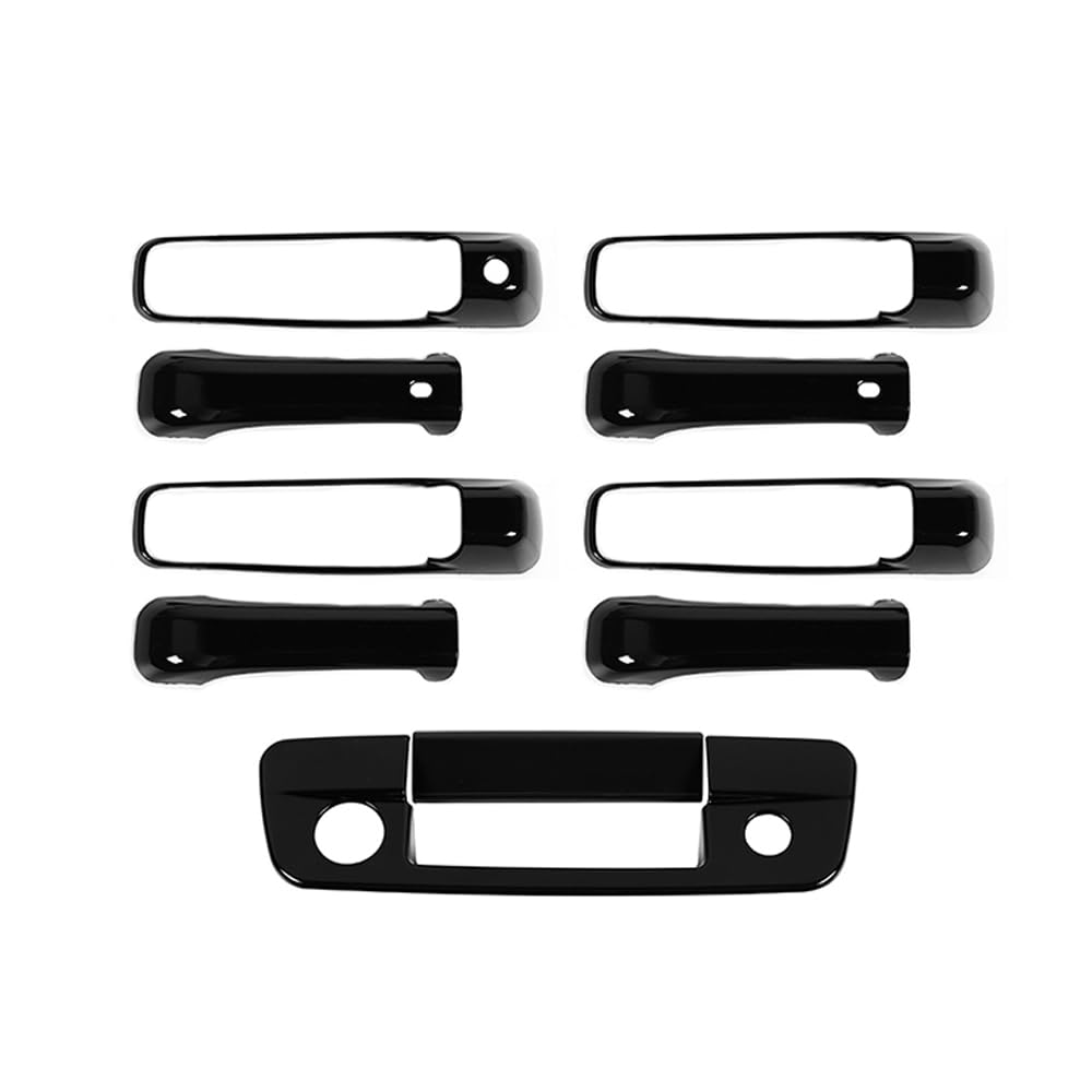 Türgriff innen, Auto Ersatz Türgriff Innen Rechts Türgriff-Dekorationsabdeckung, passend for Dodge RAM 2009–2015 2016 2017 2018, Auto-Außenzubehör, Karbonfaser-Look(Black) von YTRAVHI