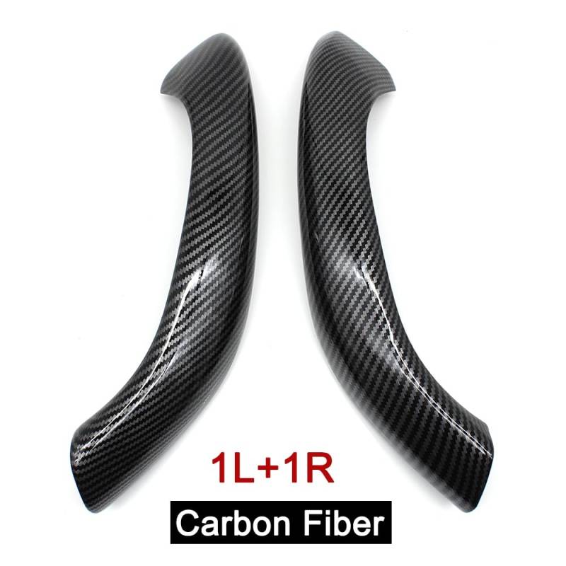 Türgriff innen, Auto Ersatz Türgriff Innen Rechts Türgriff aus Kunststoff, äußere Abdeckung, Ersatzteil, passend for BMW X1 X2 F48 F49 F39 2016–2020(Carbonfiber 2pcs) von YTRAVHI