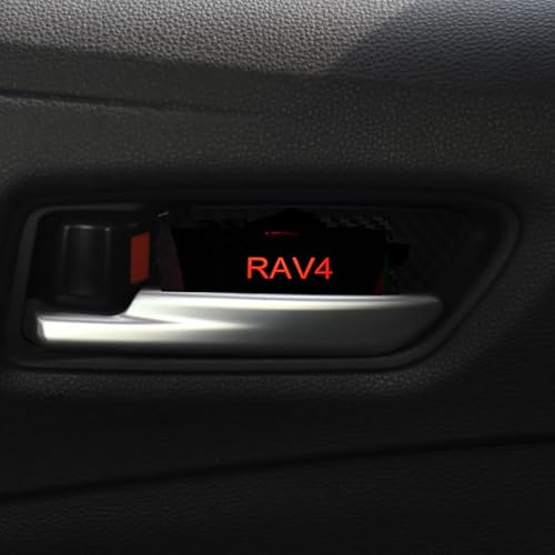 Türgriff innen, Auto Ersatz Türgriff Innen Rechts Türschalen-Atmosphärenlicht/Passend for Toyota RAV4 2014 2015 2016. Innen-LED-blaues Autotürschalen-Griffrahmenlicht/Passend for RAV4 2017 2018.(R von YTRAVHI