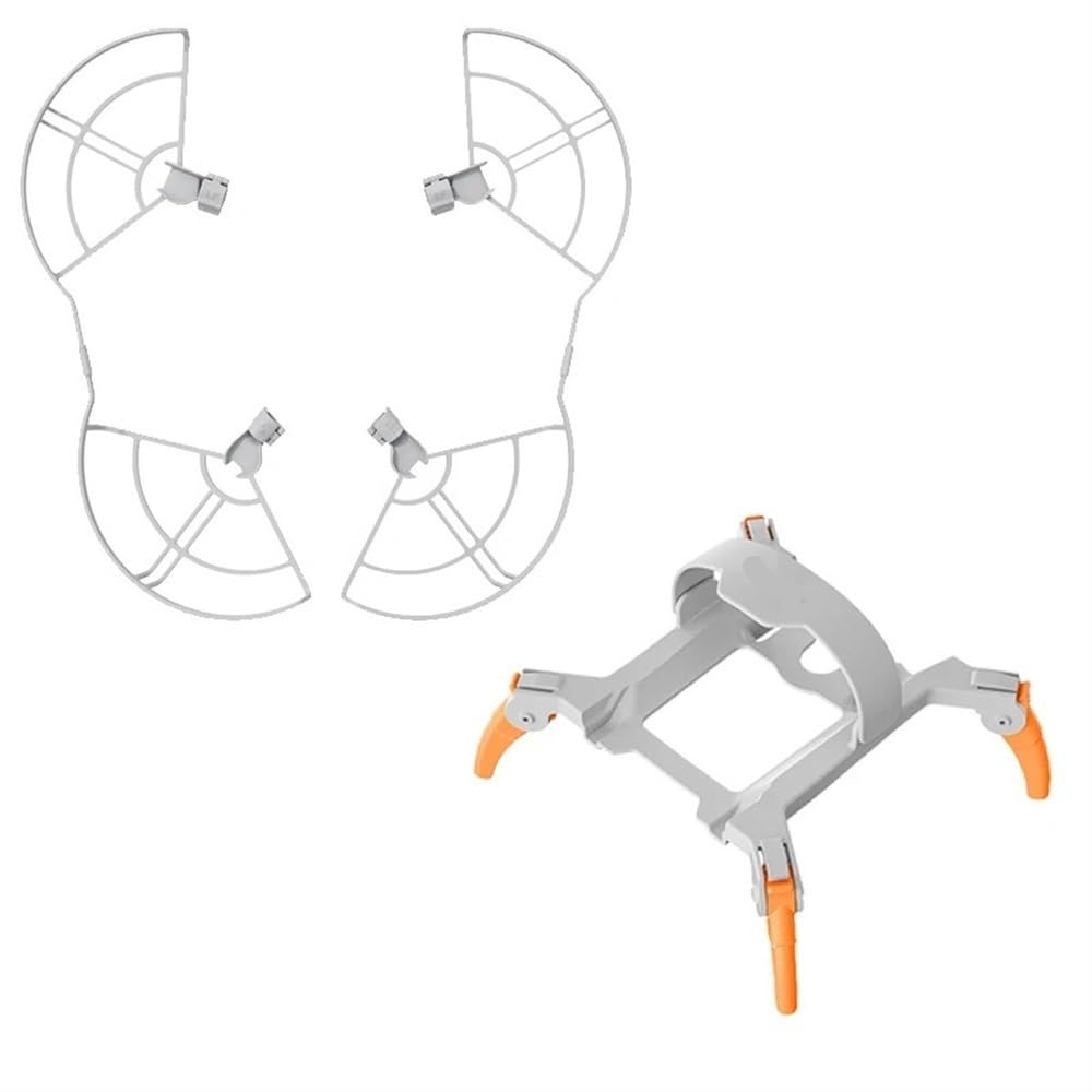 Faltbare verlängerte Beine, Antikollisionsring, Fahrwerk-Schutzhülle, kompatibel mit 4Pro-Zubehör (Kit B) von YTrBXZ