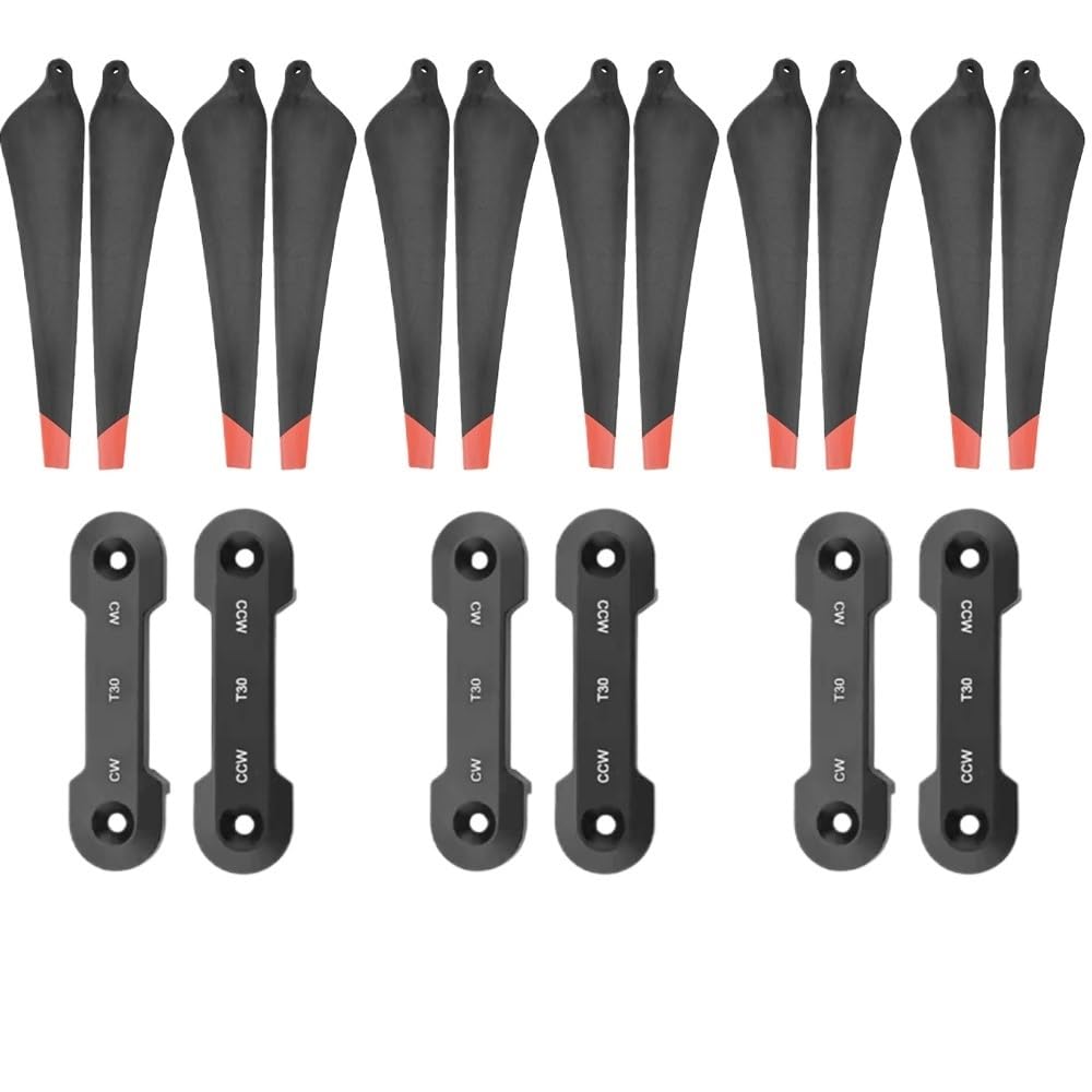 T30 3820s faltbare aus Kohlefaser-Nylon, kompatibel mit T30 Landwirtschafts-Drohnenzubehör(12PCS WITH CLAMP) von YTrBXZ