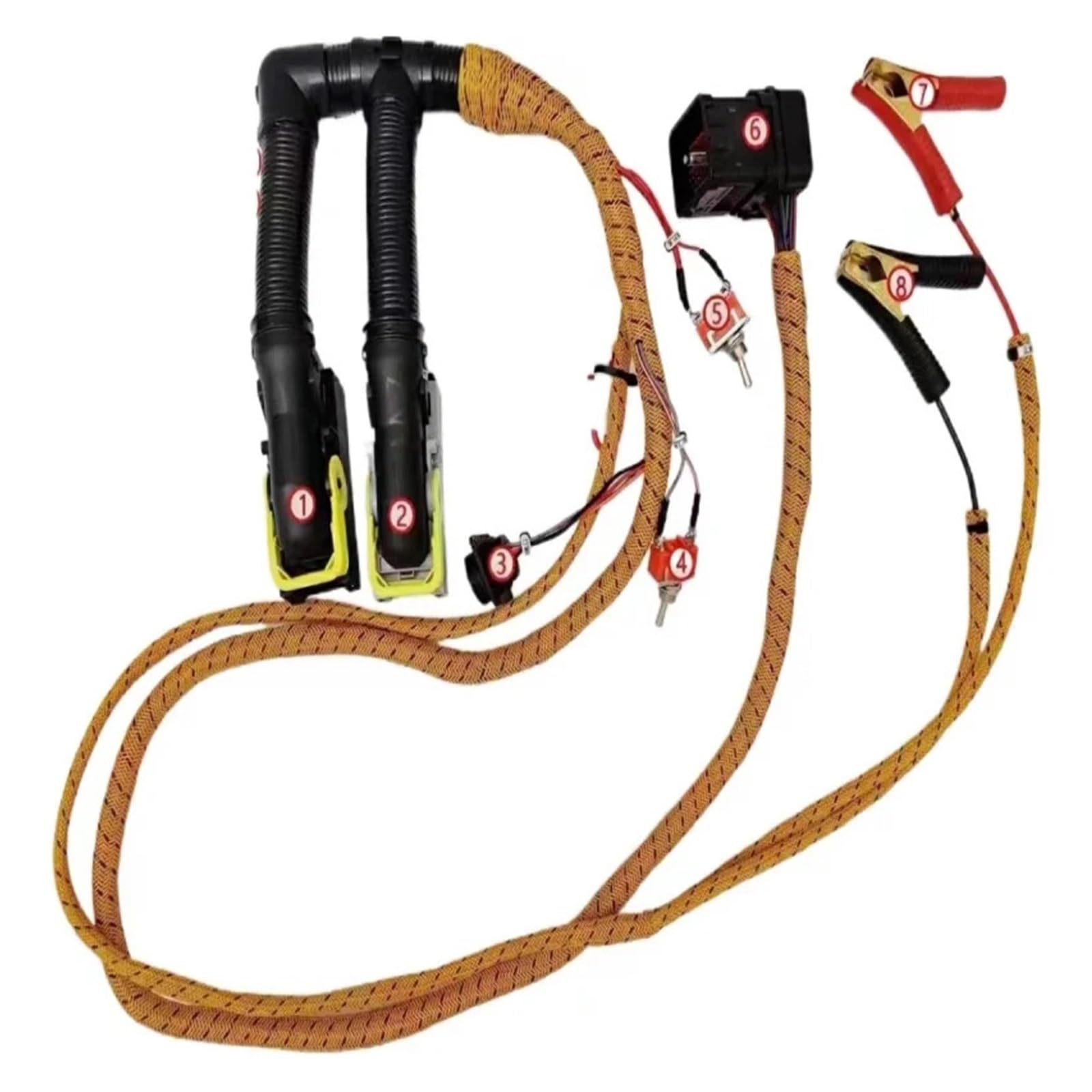 Excavator Wiring Harness Bagger Teile EC210B/240B D6E/D7E Motor starten Test Harness von YUANFAHHH