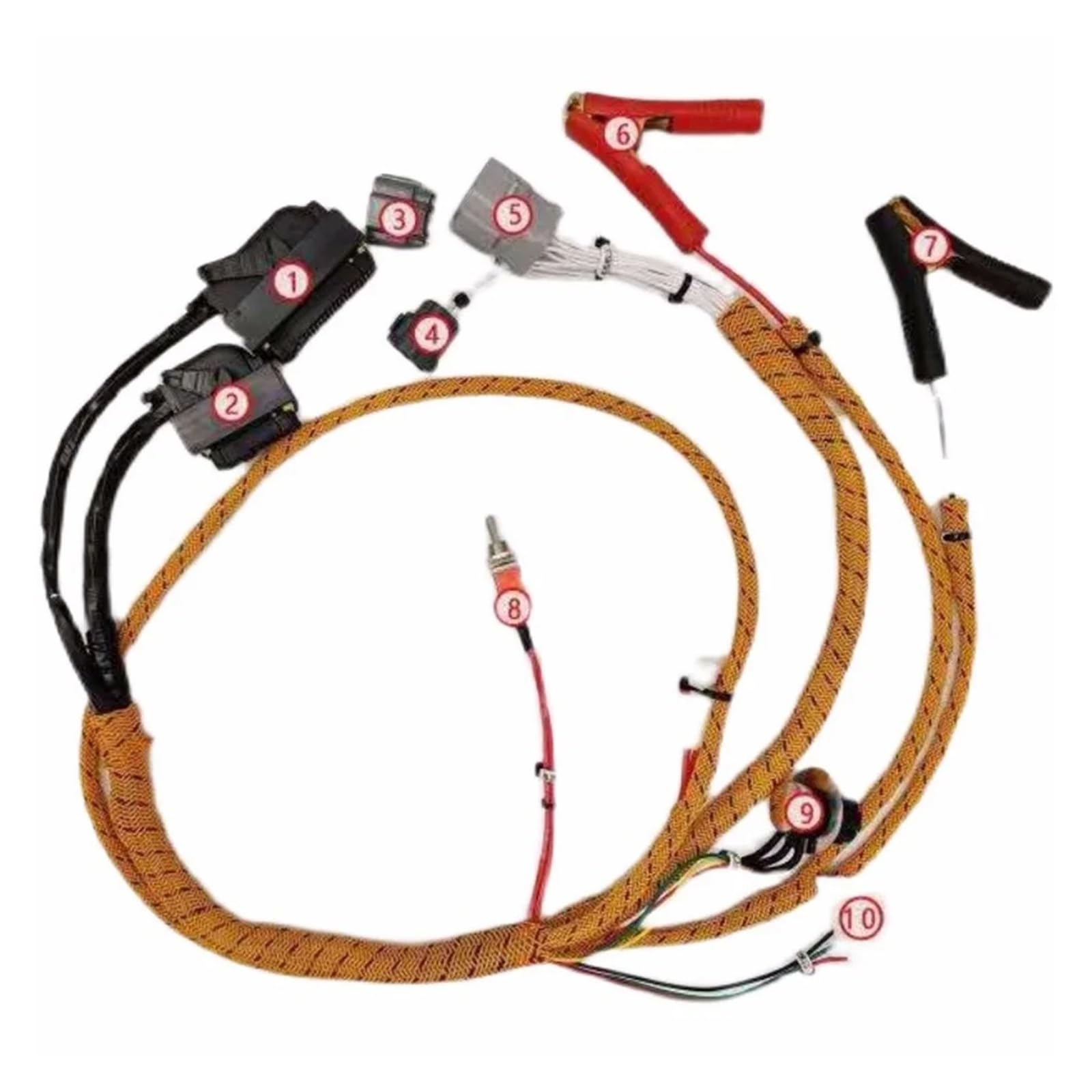 Excavator Wiring Harness Bagger kabelbaum Test Linie 4HK1/6HK1 Motor starten Test Linie 4HK1/6HK1/offline diagnose von YUANFAHHH