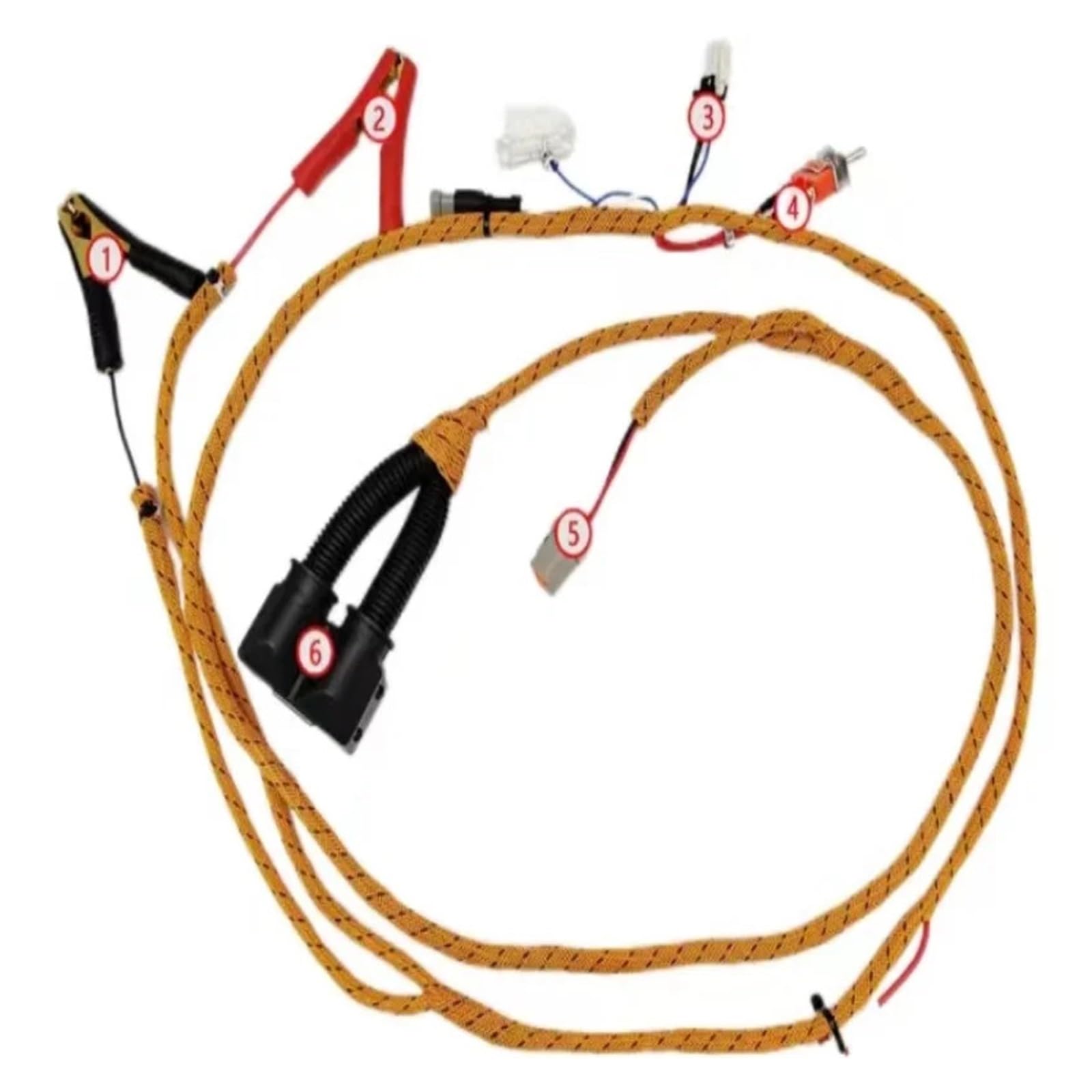 Excavator Wiring Harness Baggerteile M11-Motor PC200/300/400-8 Starttest-Erkennungskabelbaum. von YUANFAHHH