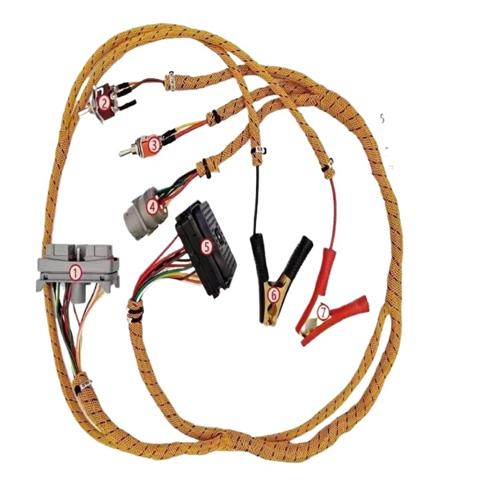 Excavator Wiring Harness for Bagger Teile Inspektion Harness Motor C6.4/C7/C9/C11/C15 Test Drossel Inspektion Linie(Engine) von YUANFAHHH