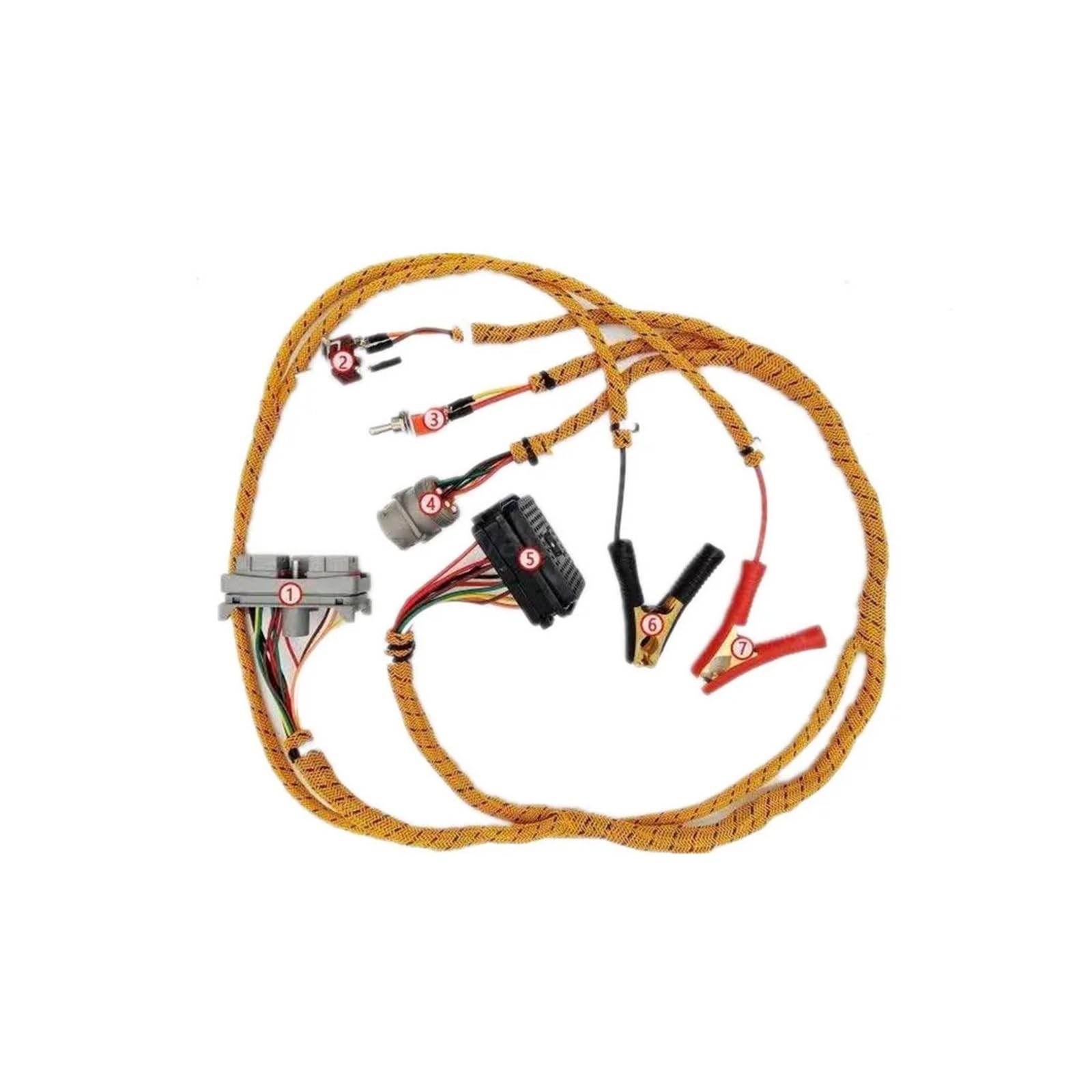 Excavator Wiring Harness for Bagger Teile Inspektion Harness Motor C6.4/C7/C9/C11/C15 Test Drossel Inspektion Linie von YUANFAHHH