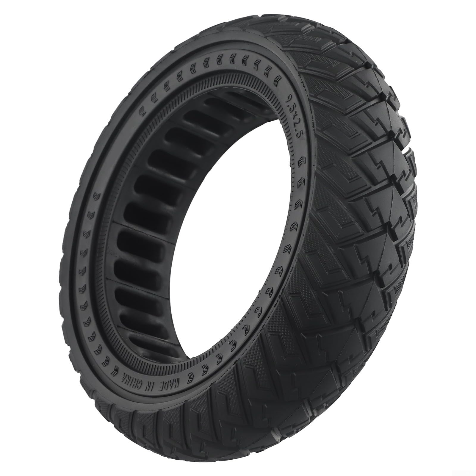 YUANGANG 9,5 x 2,5 cm Flügelmuster Off-Road Solid Tire Maverick KQI3 Elektroroller, 39LU6BWE3J159AB2O3J1OG von YUANGANG