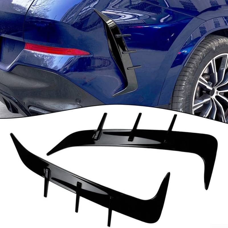 YUANGANG Schützen und dekorieren Sie Ihr Auto mit Heckstoßstangen-Splitterspoiler Canard Lüftungsschlitz-Abdeckung für X6 G06 von YUANGANG