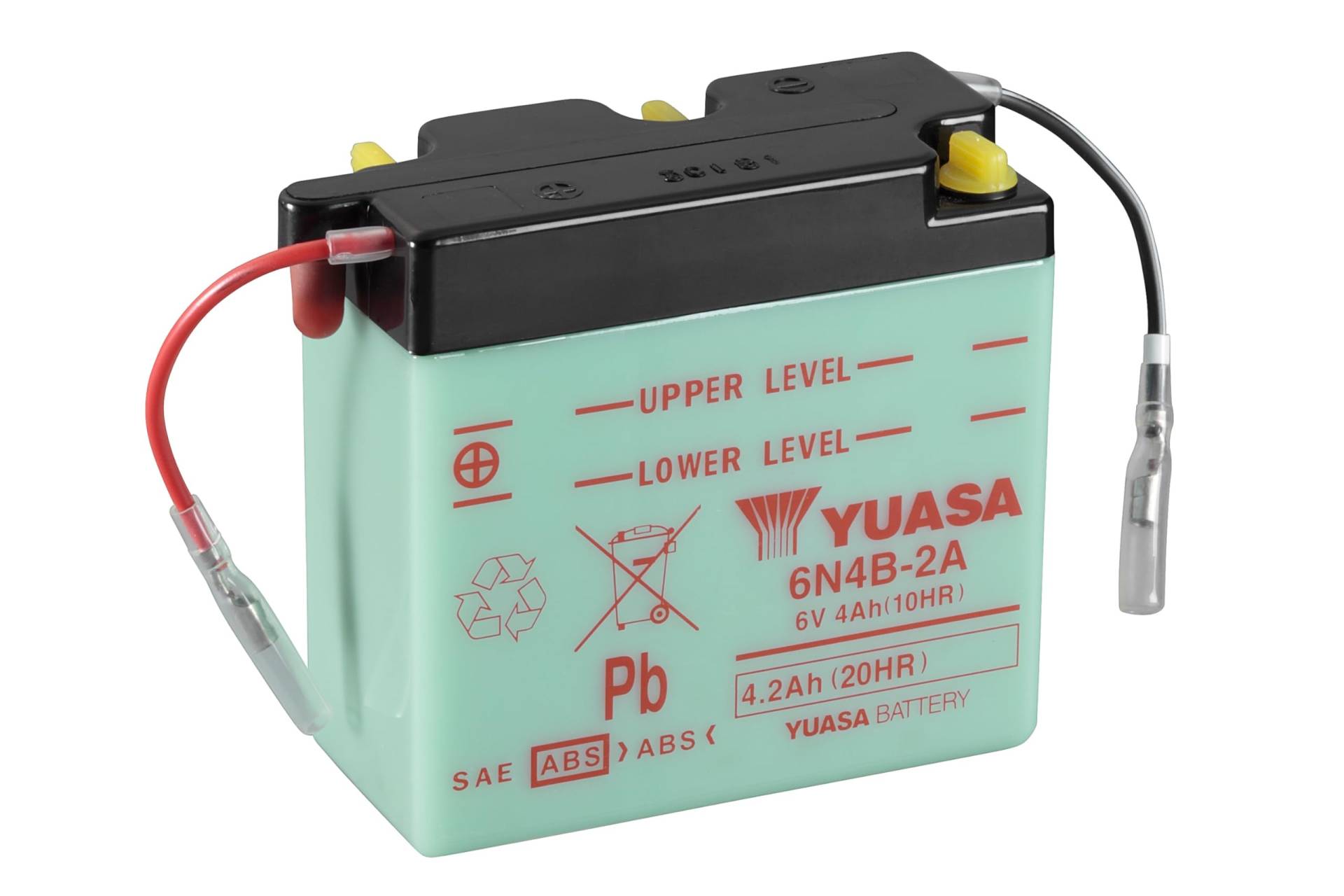 YUASA BATTERIE 6N4B-2A offen ohne Saeure von Yuasa