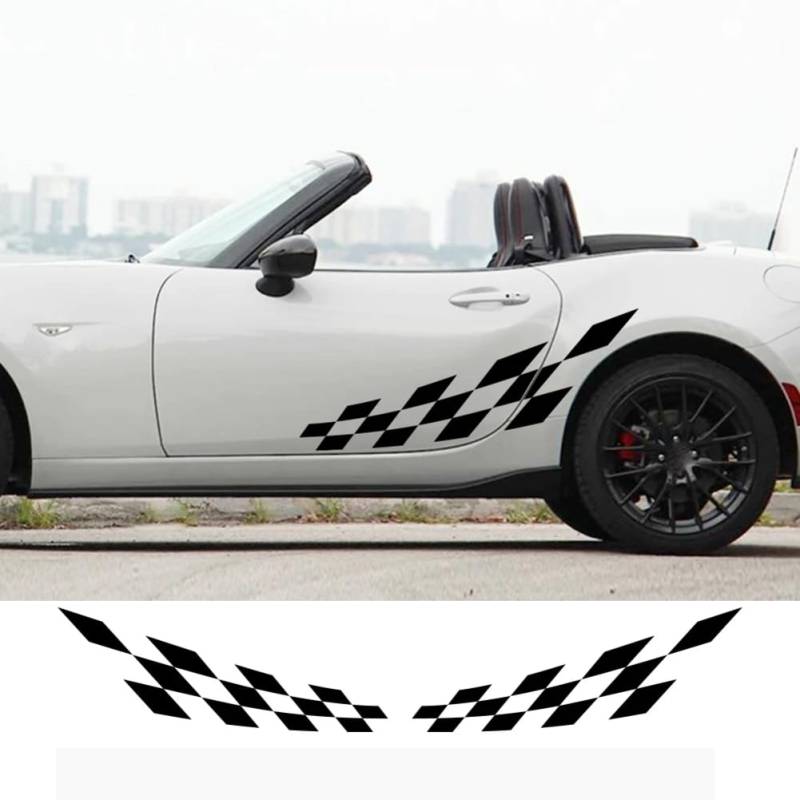 Auto Aufkleber, für Mazda MX-5 MX5 Miata NA nb nc nd Grafik Racing Sport Streifen Styling Aufkleber Vinyl Film Abdeckung Auto Zubehör von YUBEIER