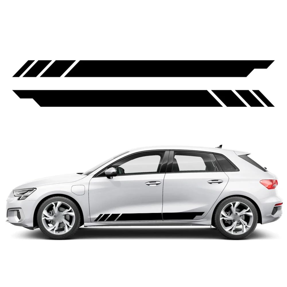 Auto Seitentür Vinyl Aufkleber, für Audi A3 1996-2003 2004-2013 2014 2015 2016 2017 2018 Auto Decoration Aufkleber Tuning Zubehör von YUBEIER