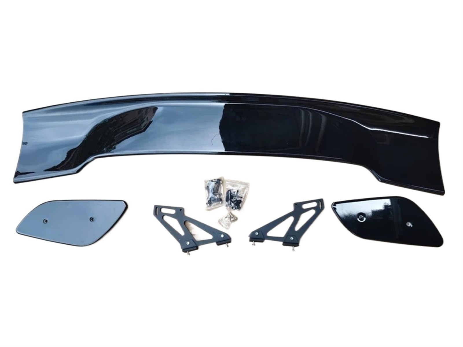 Auto Heckspoiler Für Hyundai Für Elantra Spoiler ABS Kunststoff Material Unlackiert Farbe Hinten Dach GT Spoiler Flügel Stamm Lip Boot Abdeckung Auto Heckspoiler Spoiler(Real Carbon Fiber) von YUCHUJCGSS