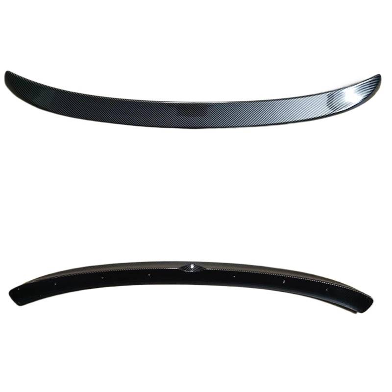 Auto Heckspoiler Für Nissan Für Tiida Limousine Spoiler ABS Kunststoff Heckspoiler Flügel Karosserie Kit Zubehör Auto Heckspoiler Spoiler(Carbon Fiber Look) von YUCHUJCGSS