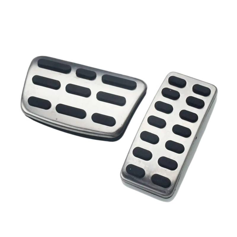 Auto Pedale Schutz Für Hyundai Für Accent Für Solaris Für Limousine 2011-2017 Edelstahl Auto Pedal Cover Pad MT at Zubehör Auto Styling Auto Bremse Fußstütze(at) von YUCHUJCGSS