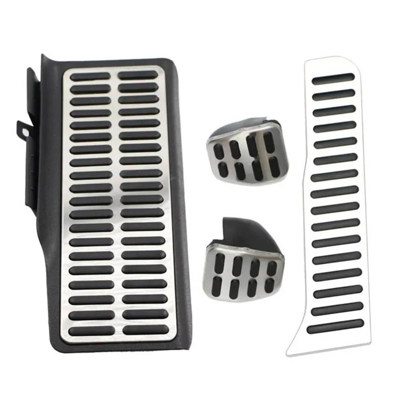 Auto Pedale Schutz Für VW Für Jetta 6 Für MK6 2012-2017 Auto Pedale LHD Gas Fuß Bremse Kupplung Rest Pedal Abdeckung Pad Zubehör Auto Bremse Fußstütze(MT with Rest) von YUCHUJCGSS